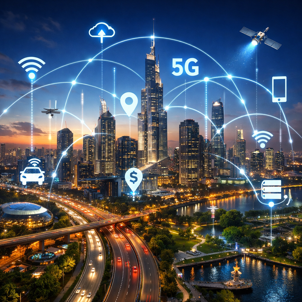 Una ciudad con conectividad